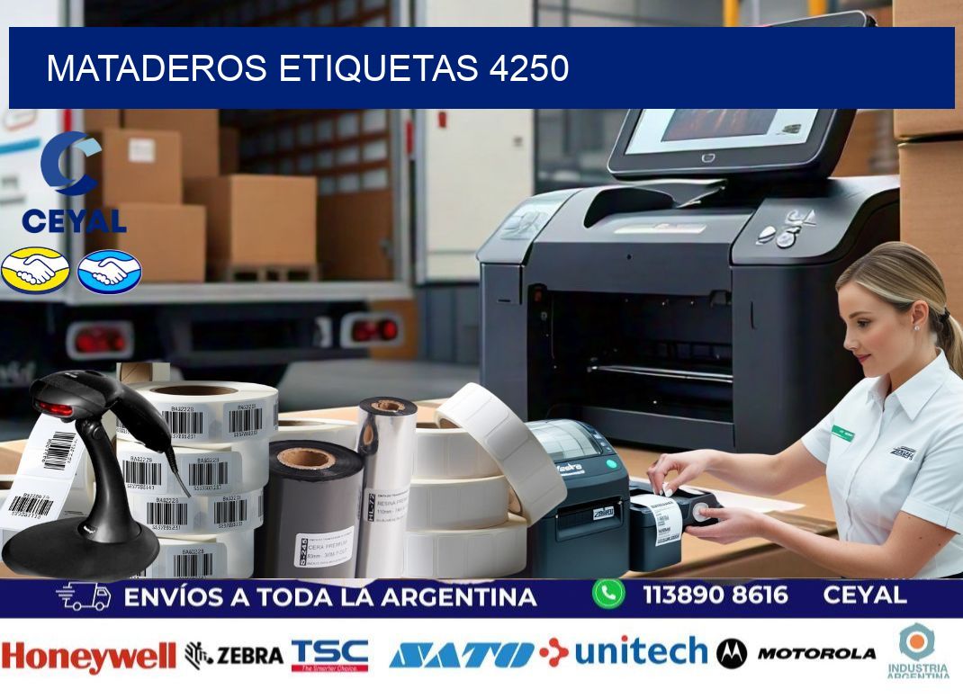 Mataderos etiquetas 4250