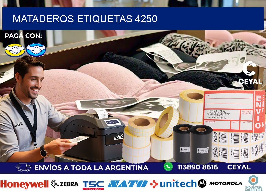 Mataderos etiquetas 4250