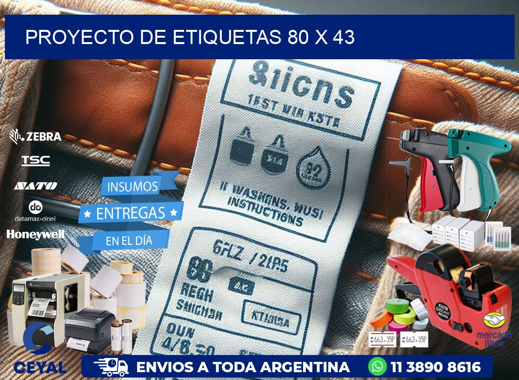 Proyecto de etiquetas 80 x 43