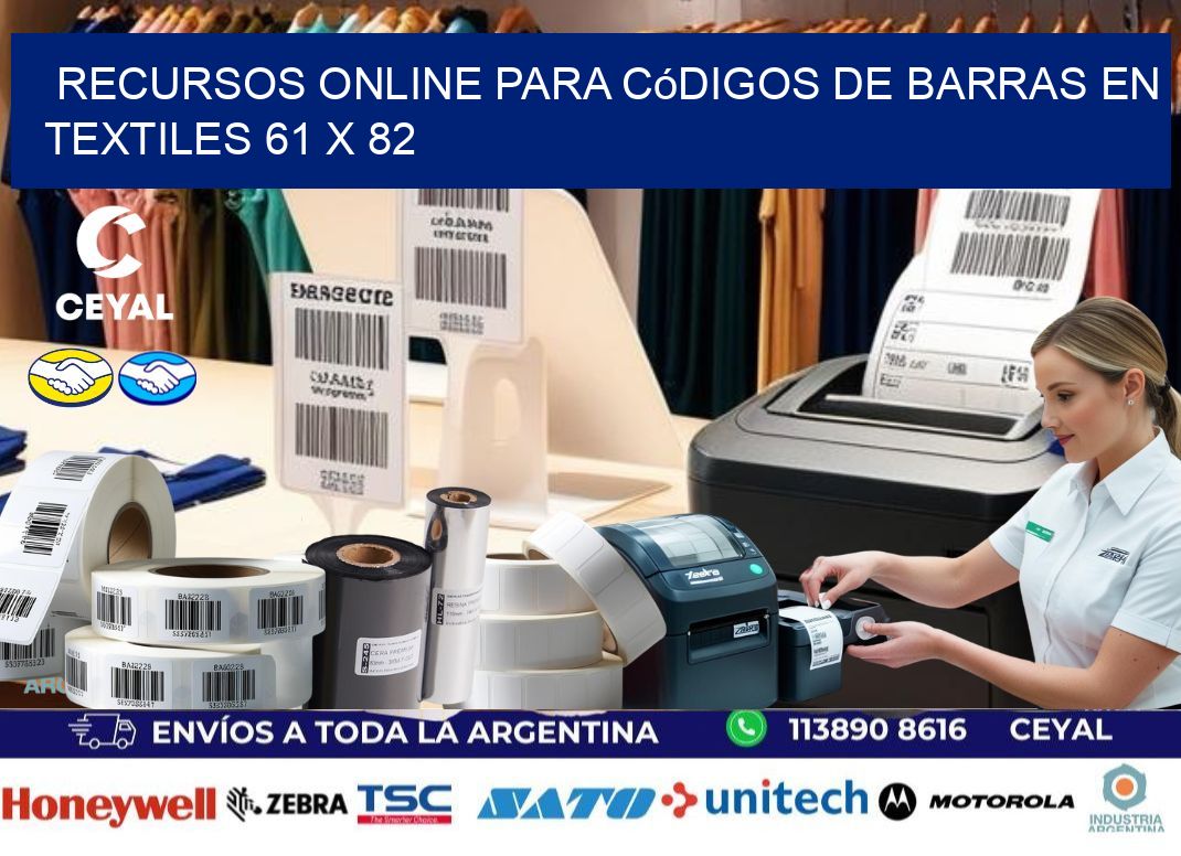 Recursos Online para Códigos de Barras en Textiles 61 x 82