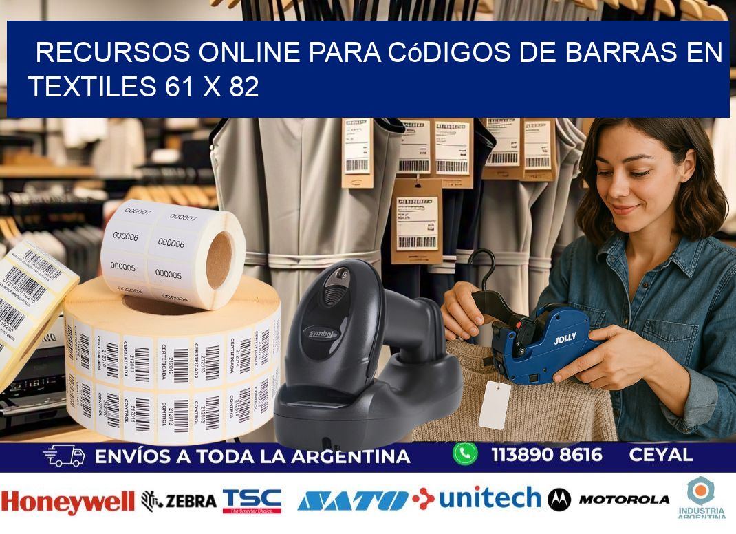 Recursos Online para Códigos de Barras en Textiles 61 x 82