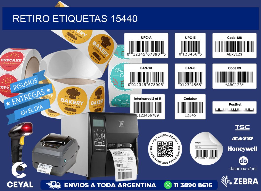 Retiro etiquetas 15440