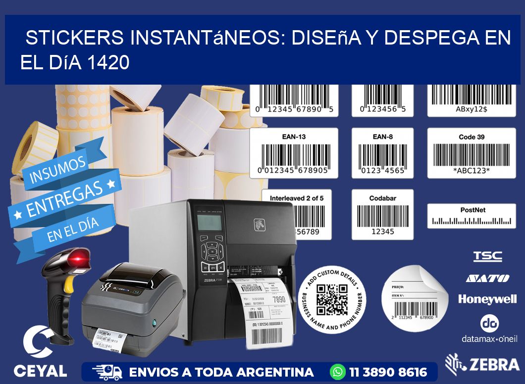 Stickers Instantáneos: Diseña y Despega en el Día 1420