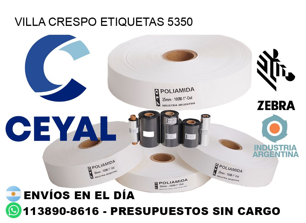 Villa Crespo etiquetas 5350