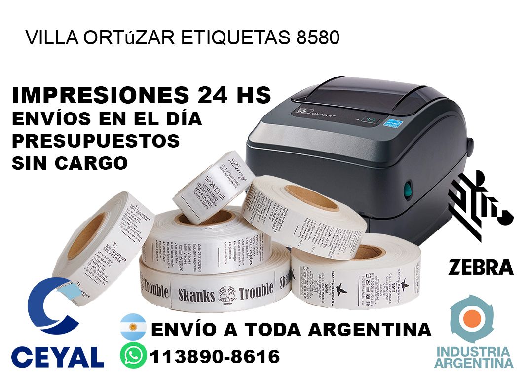 Villa Ortúzar etiquetas 8580