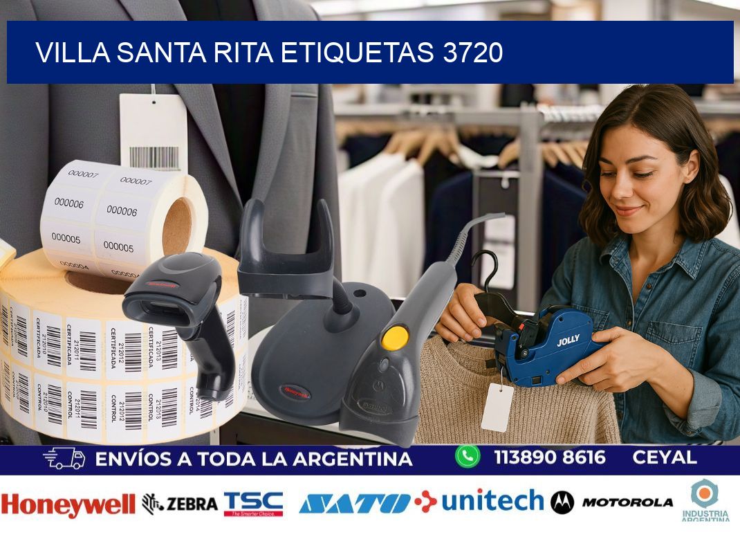 Villa Santa Rita etiquetas 3720