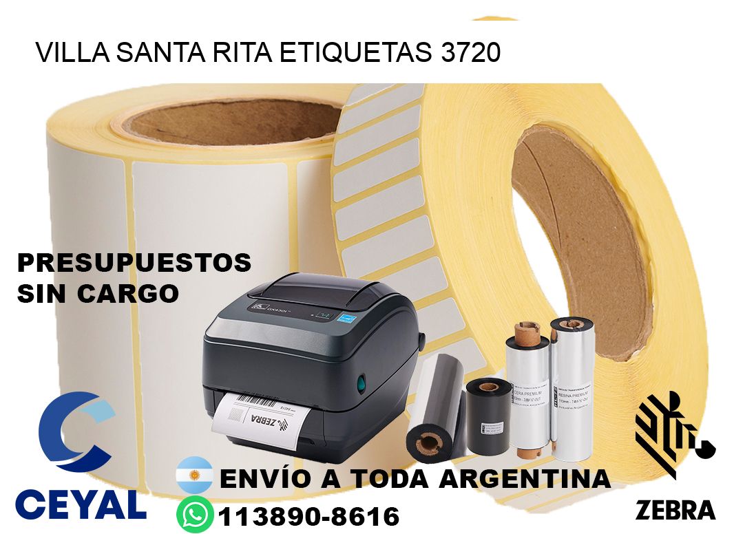 Villa Santa Rita etiquetas 3720