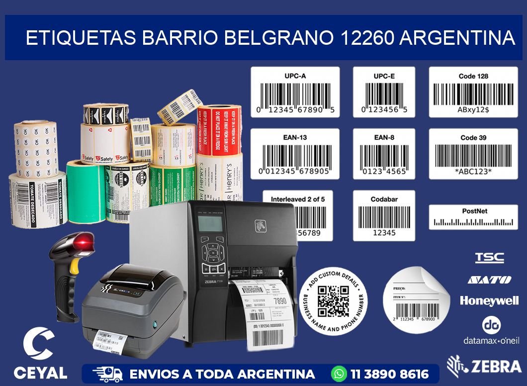 etiquetas barrio belgrano 12260 argentina