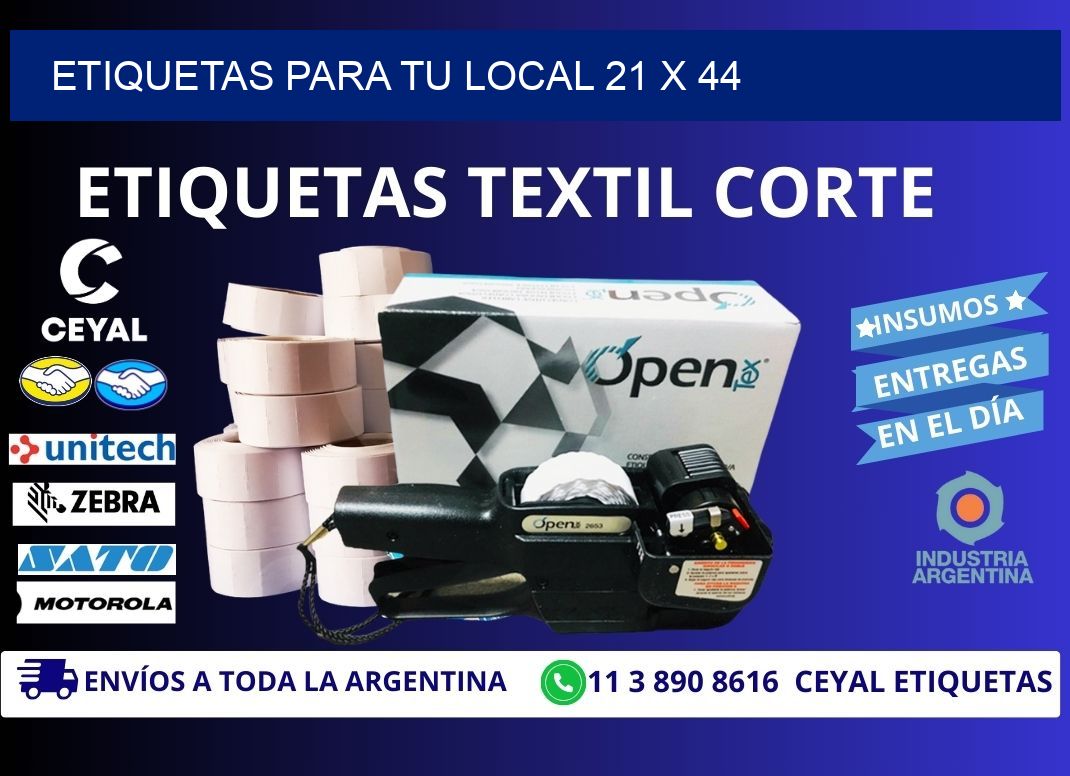 etiquetas para tu local 21 x 44