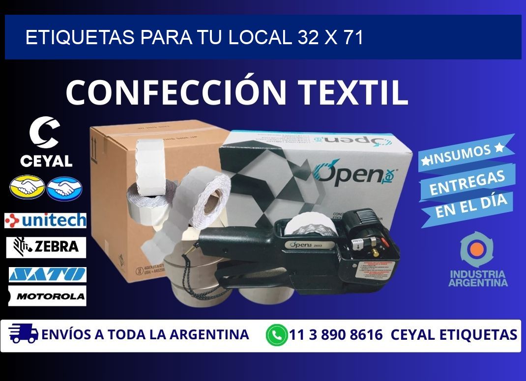 etiquetas para tu local 32 x 71
