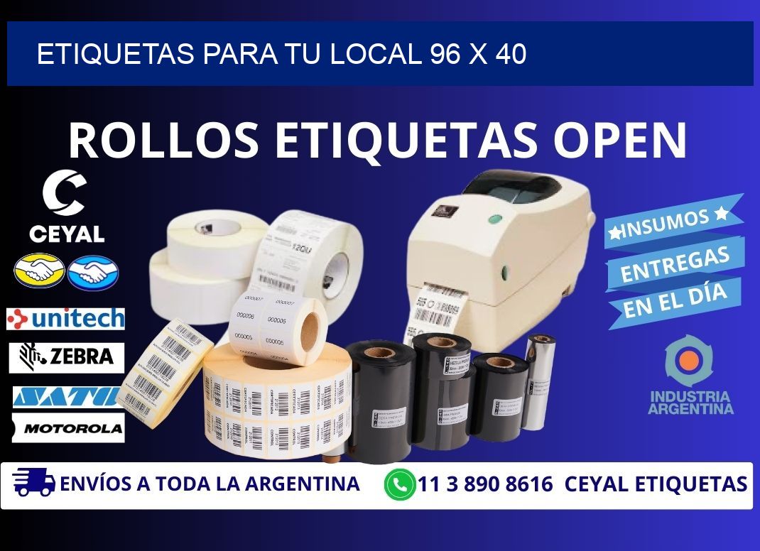 etiquetas para tu local 96 x 40