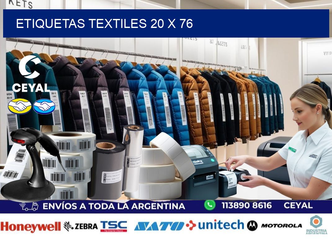 etiquetas textiles 20 x 76