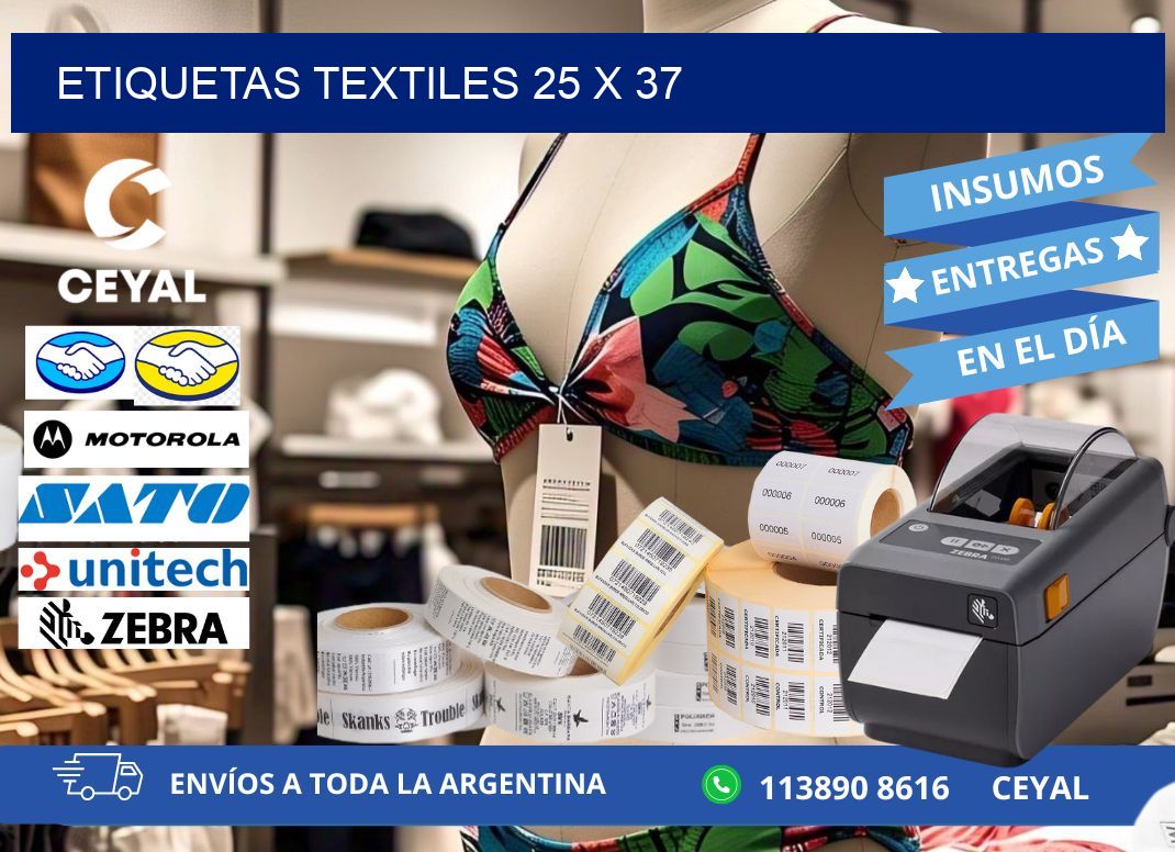 etiquetas textiles 25 x 37
