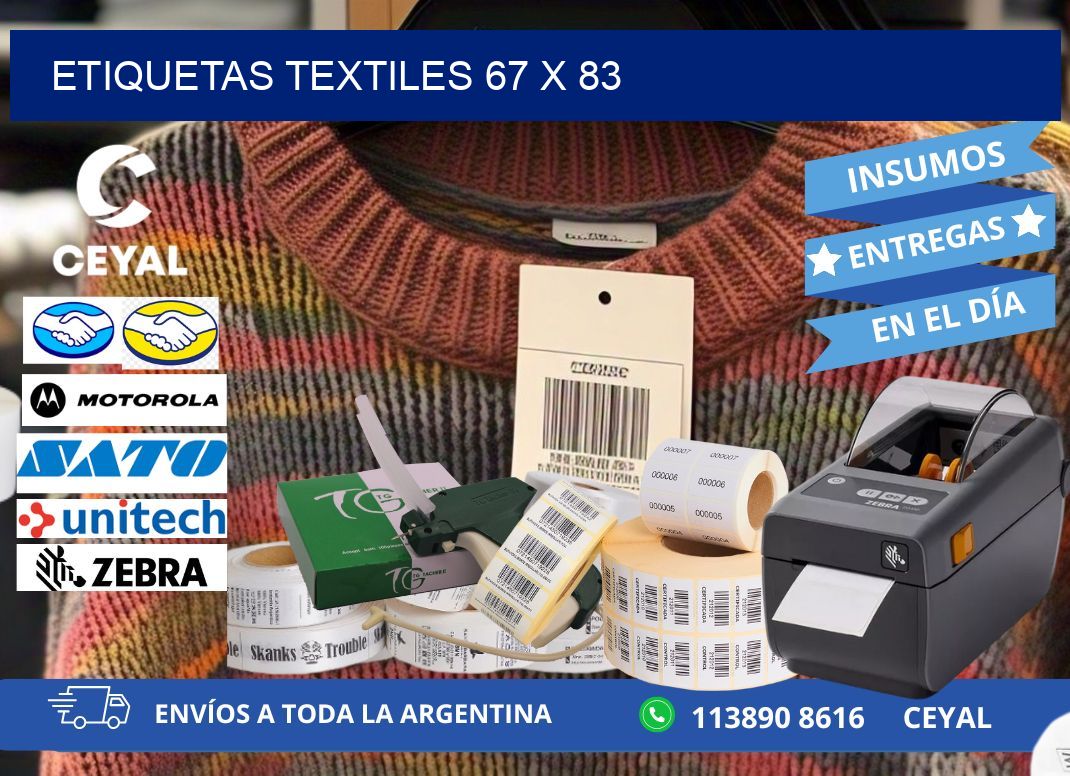 etiquetas textiles 67 x 83