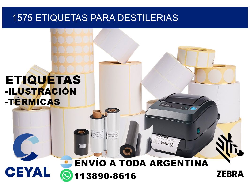 1575 Etiquetas para destilerías