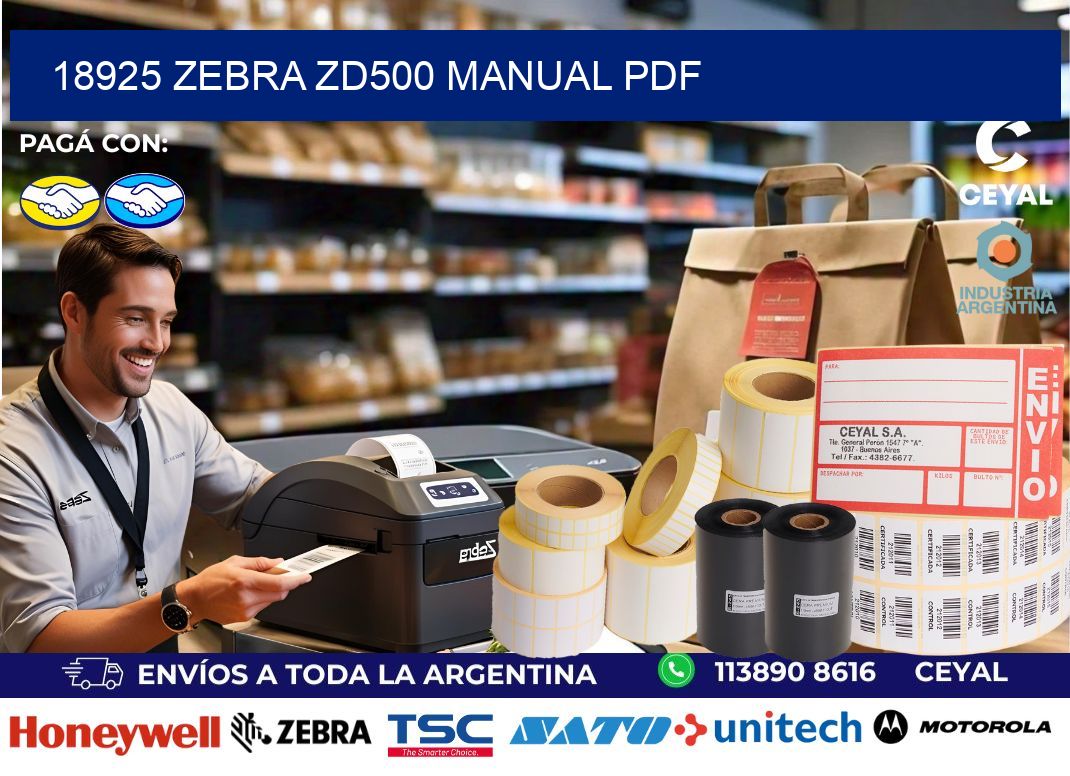 18925 Zebra ZD500 manual PDF
