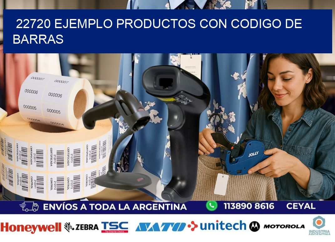 22720 ejemplo productos con codigo de barras