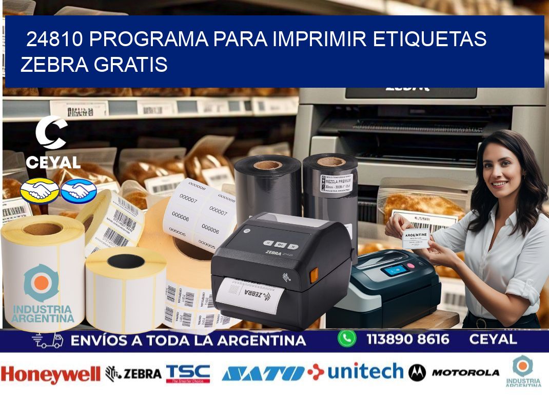 24810 Programa para imprimir etiquetas Zebra gratis