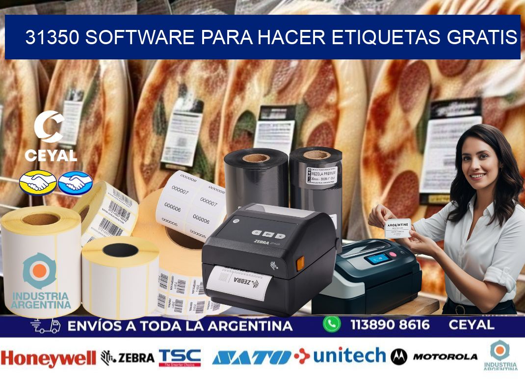 31350 Software para hacer etiquetas gratis