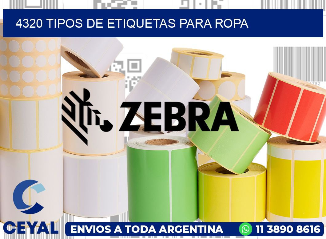 4320 tipos de etiquetas para ropa