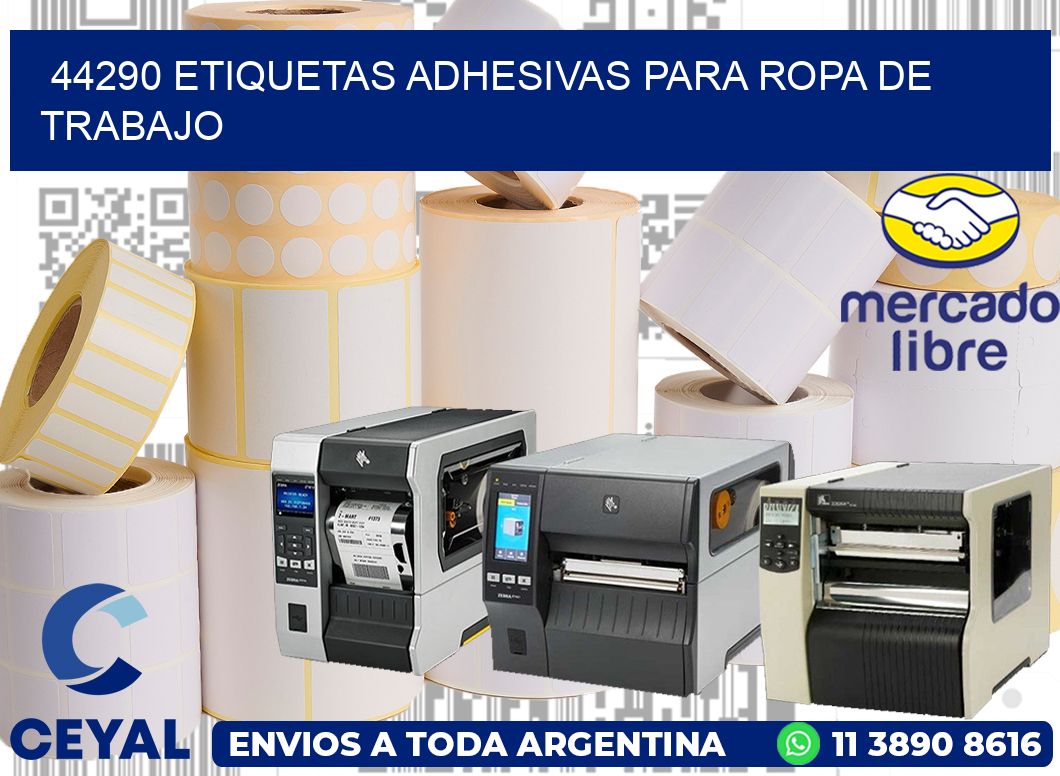 44290 Etiquetas adhesivas para ropa de trabajo