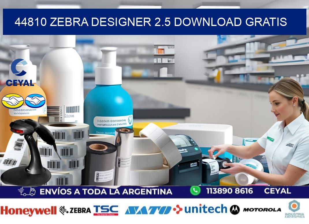 44810 Zebra designer 2.5 download gratis