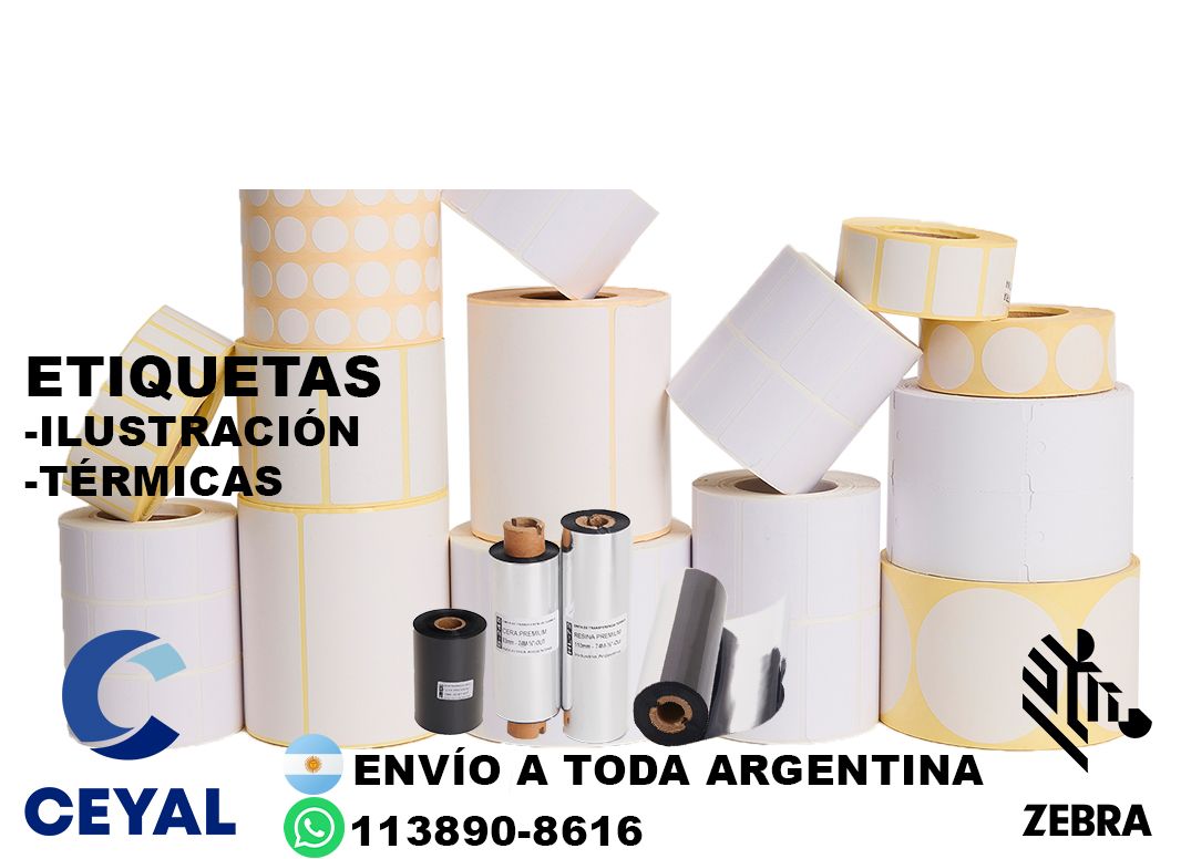 50180 etiquetas adhesivas con códigos de barras para almacenes
