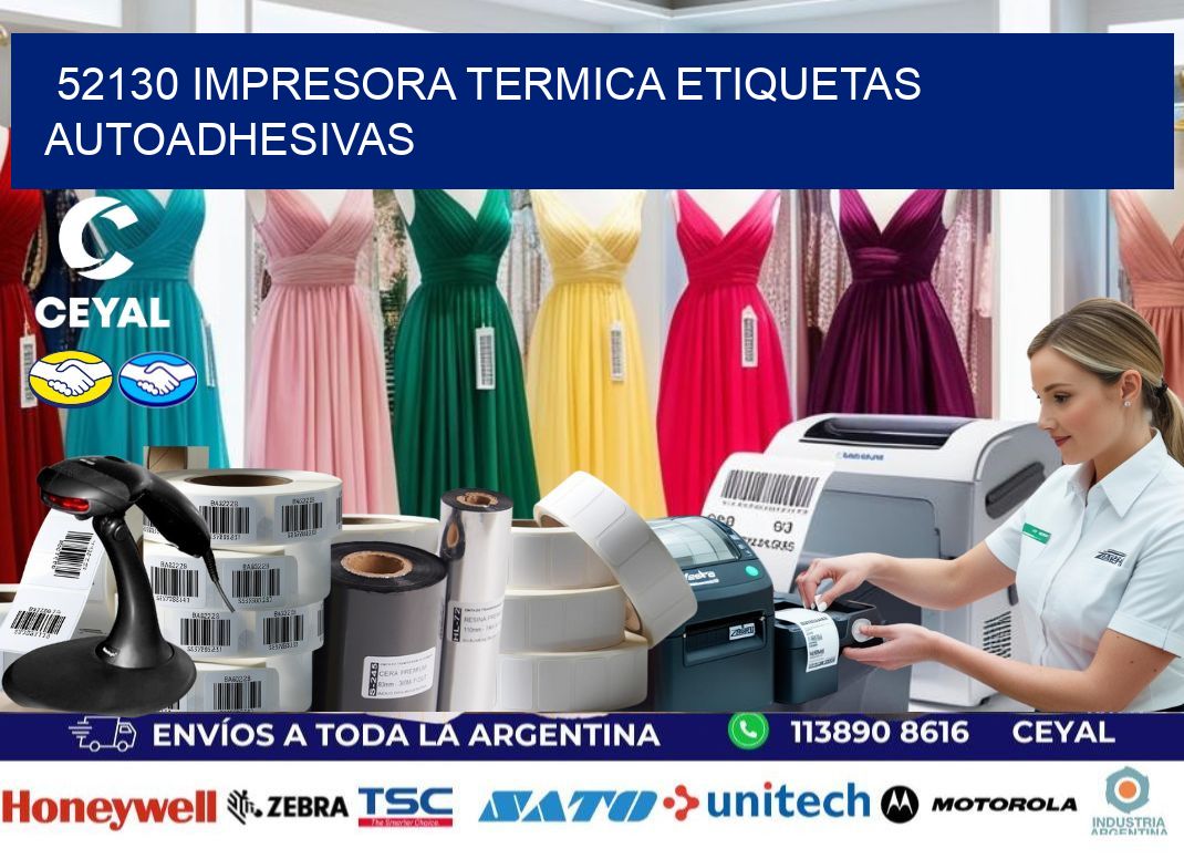 52130 Impresora termica etiquetas autoadhesivas