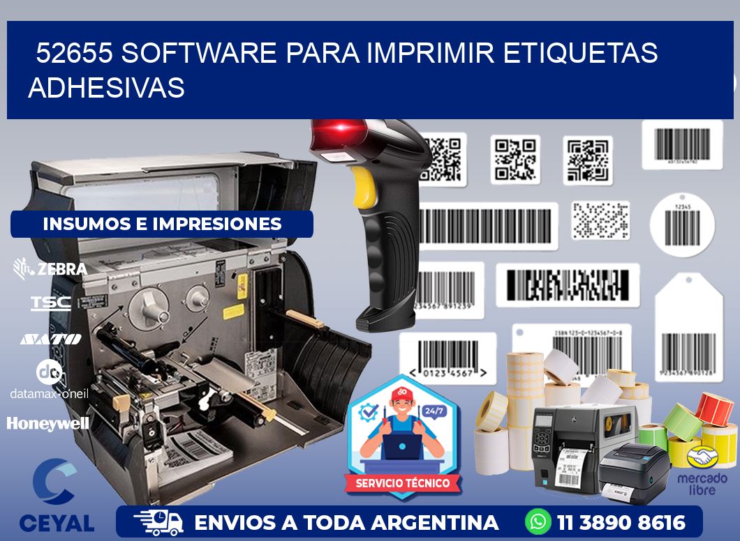 52655 software para imprimir etiquetas adhesivas