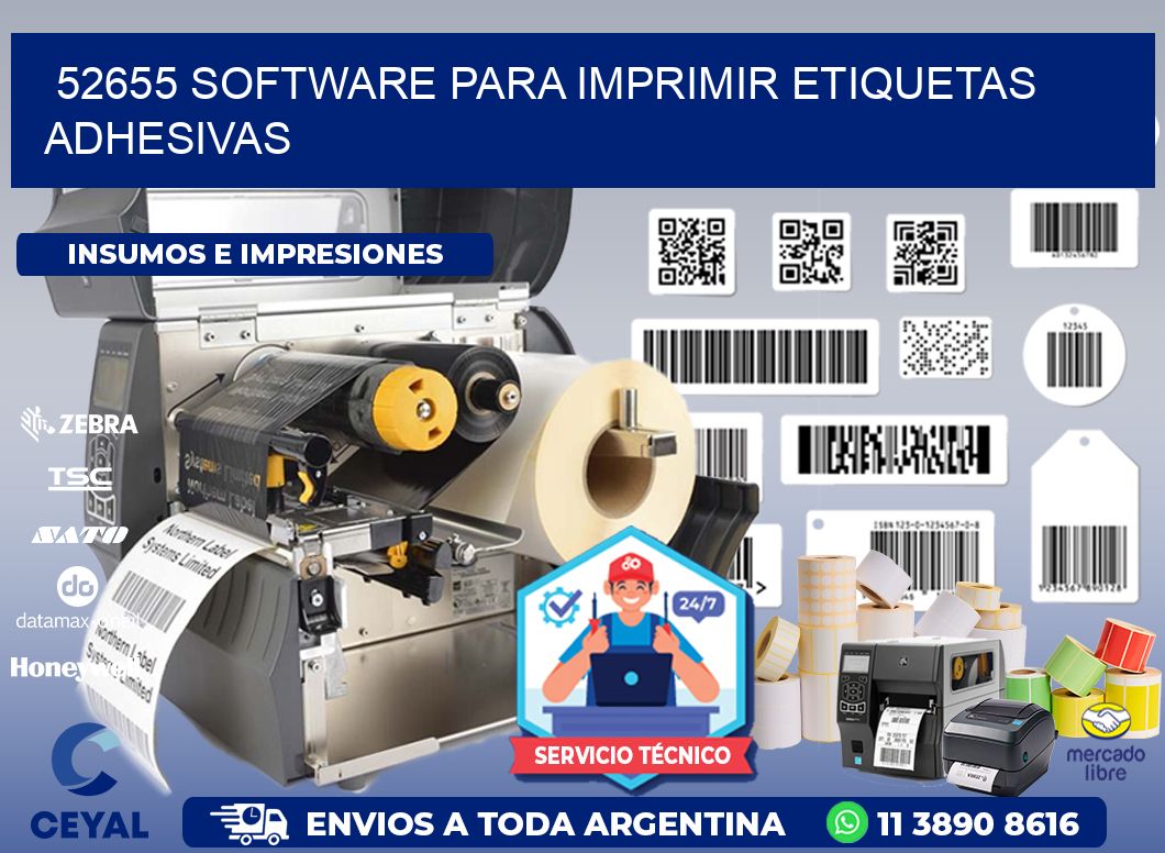 52655 software para imprimir etiquetas adhesivas
