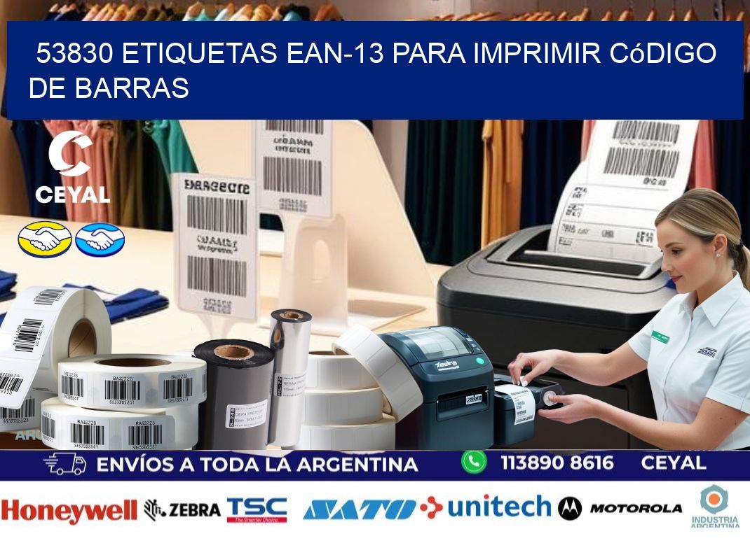 53830 etiquetas ean-13 para imprimir código  de barras