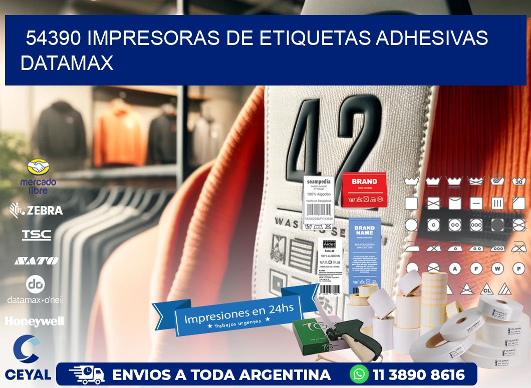 54390 impresoras de etiquetas adhesivas datamax