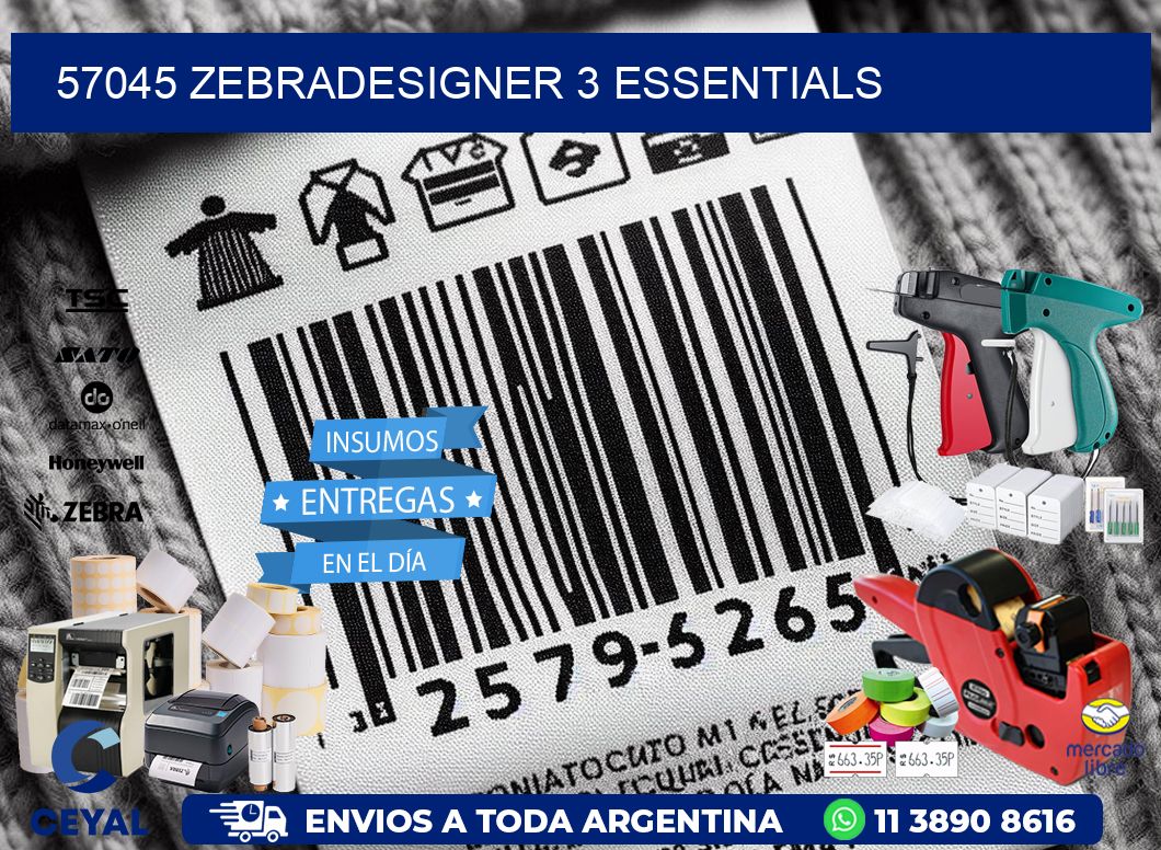 57045 ZebraDesigner 3 Essentials