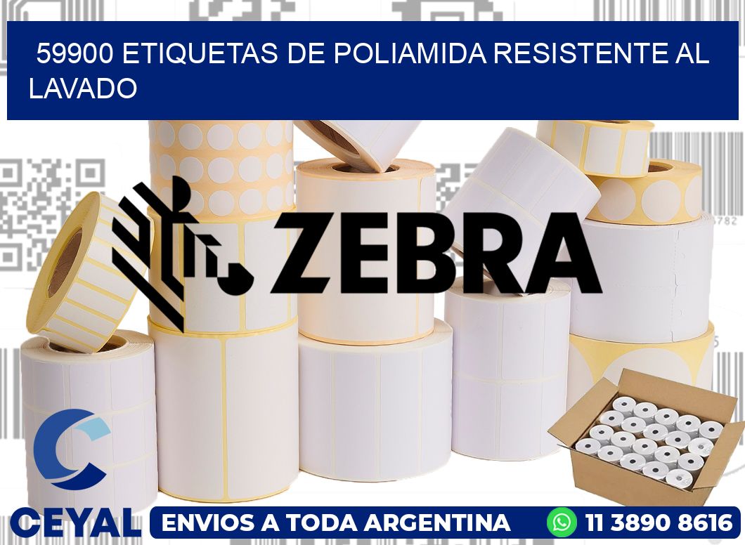 59900 Etiquetas de poliamida resistente al lavado