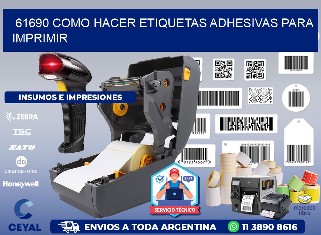 61690 Como hacer etiquetas adhesivas para imprimir