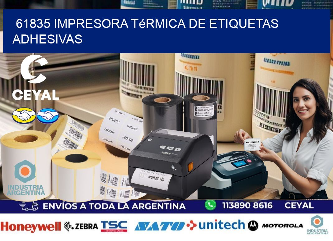 61835 Impresora térmica de etiquetas adhesivas