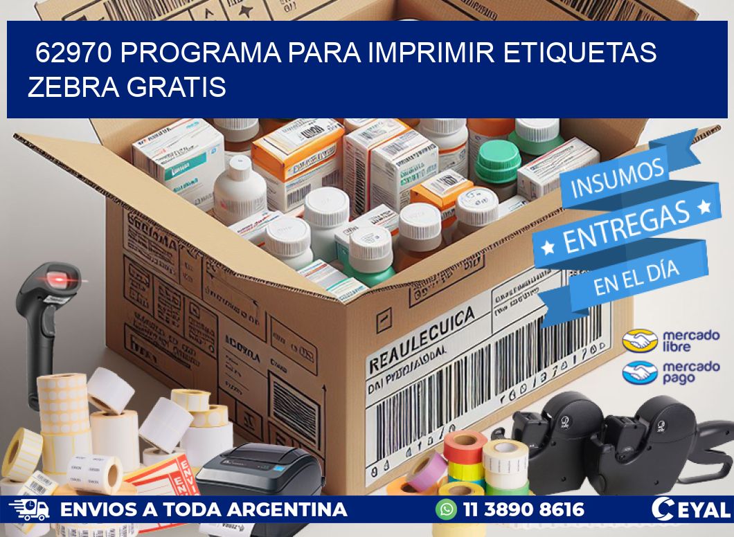 62970 Programa para imprimir etiquetas Zebra gratis