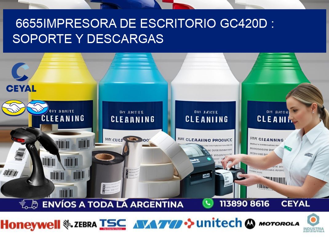 6655impresora de escritorio GC420d : Soporte y descargas