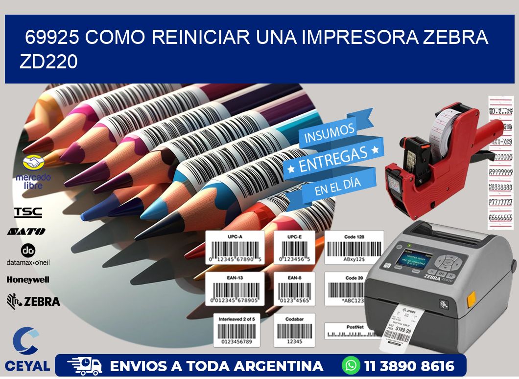 69925 Como reiniciar una impresora Zebra  ZD220