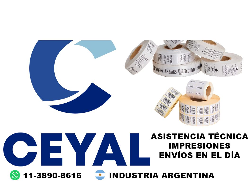 73975 Etiquetas con código de barras para ropa