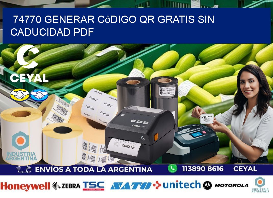 74770 Generar código QR gratis sin caducidad PDF
