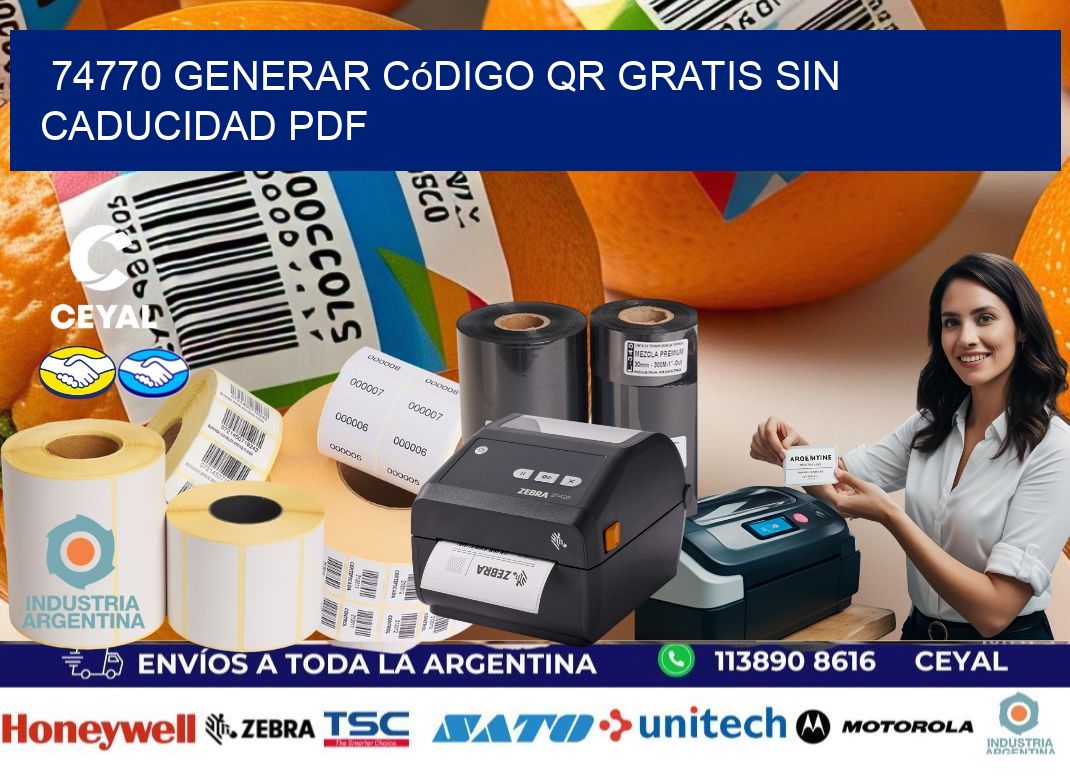 74770 Generar código QR gratis sin caducidad PDF
