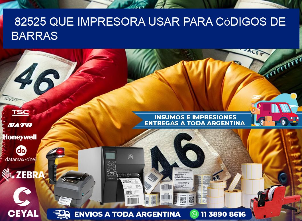 82525 Que impresora usar para códigos de barras