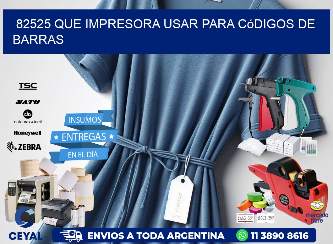82525 Que impresora usar para códigos de barras