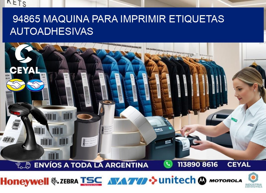 94865 maquina para imprimir etiquetas autoadhesivas