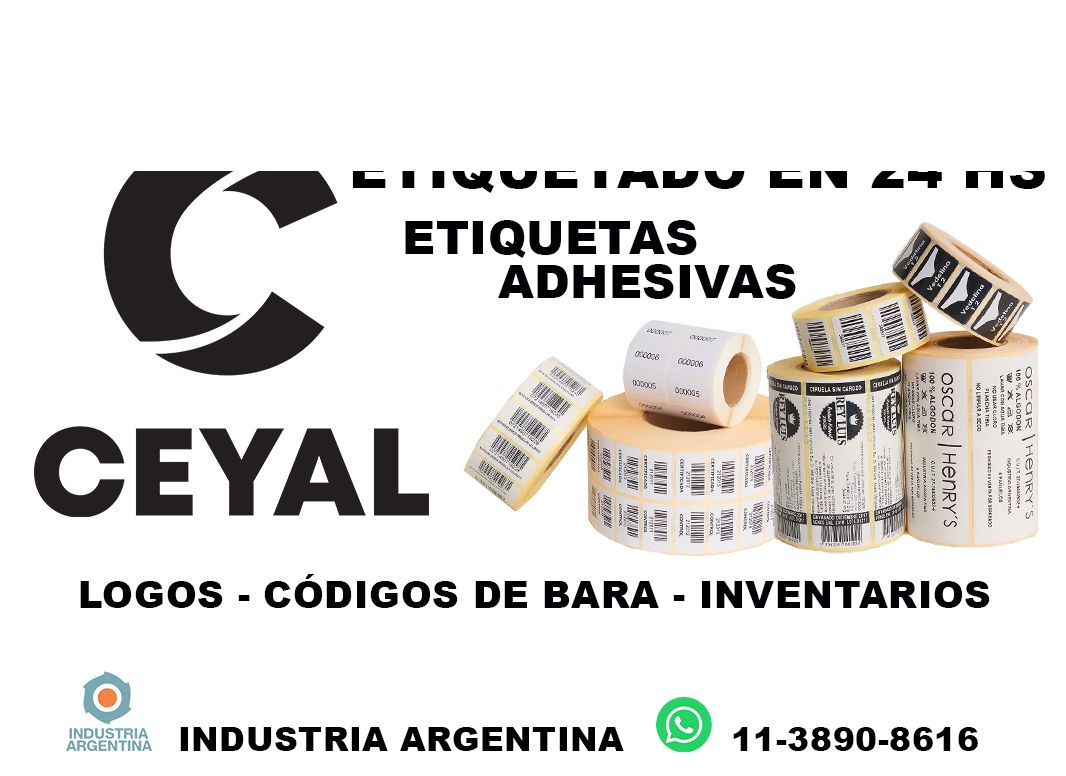 9650 Etiquetas personalizadas para fábricas