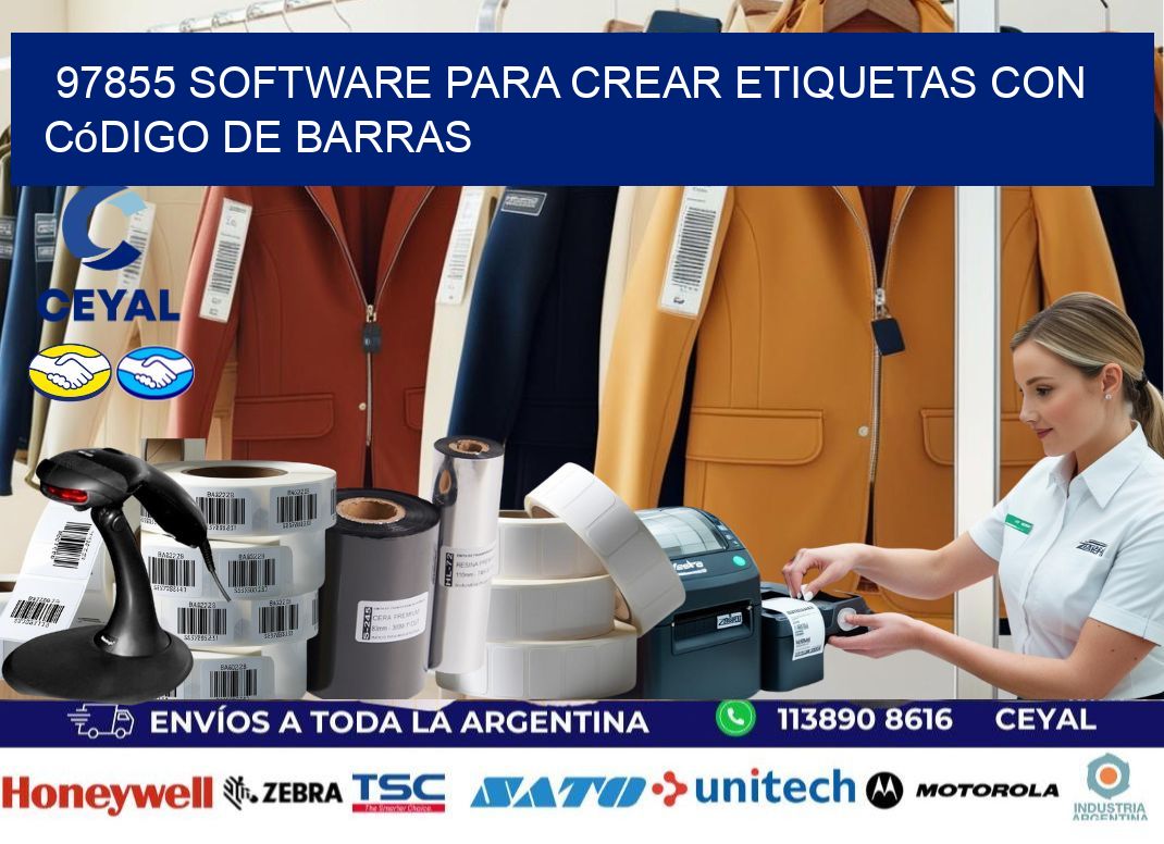 97855 Software para crear etiquetas con código de barras