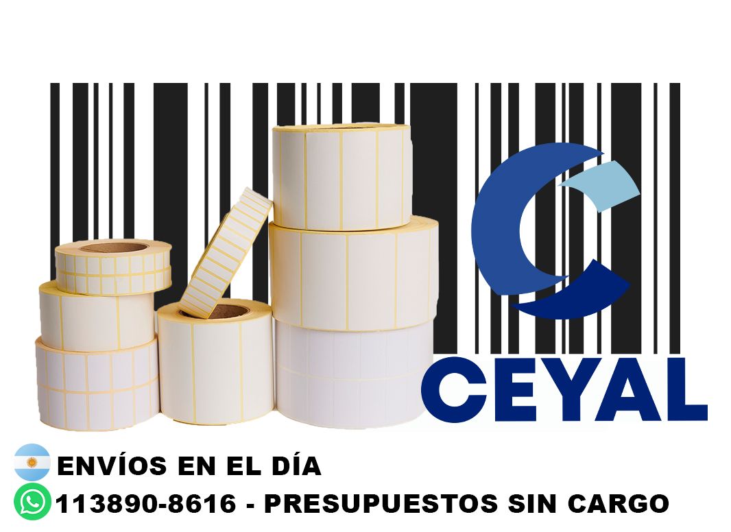 etiquetas personalizada  78 x 90 x 1000