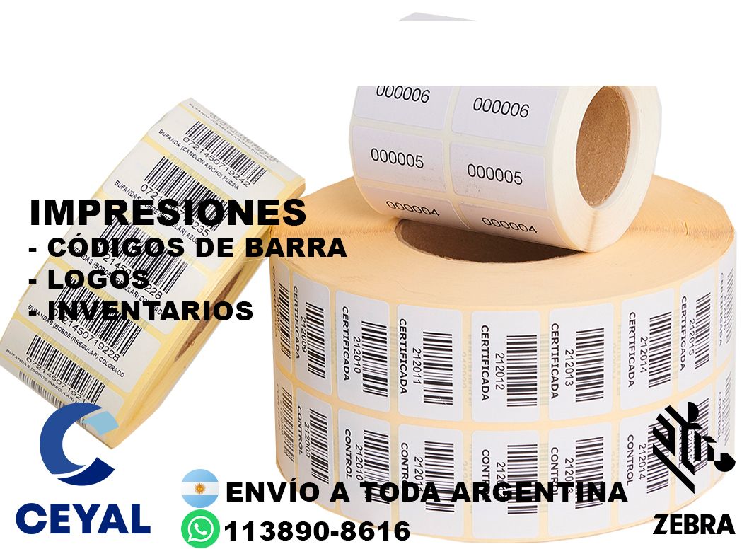 etiquetas personalizada 94 x 20