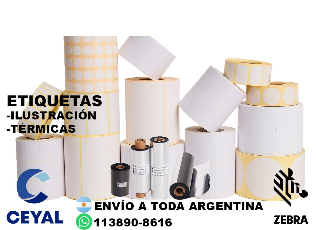 etiquetas personalizada 94 x 20